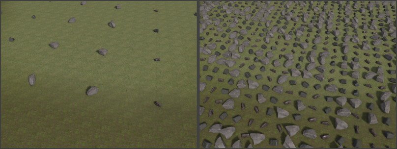 Large vs. small footprint Large vs. small footprint